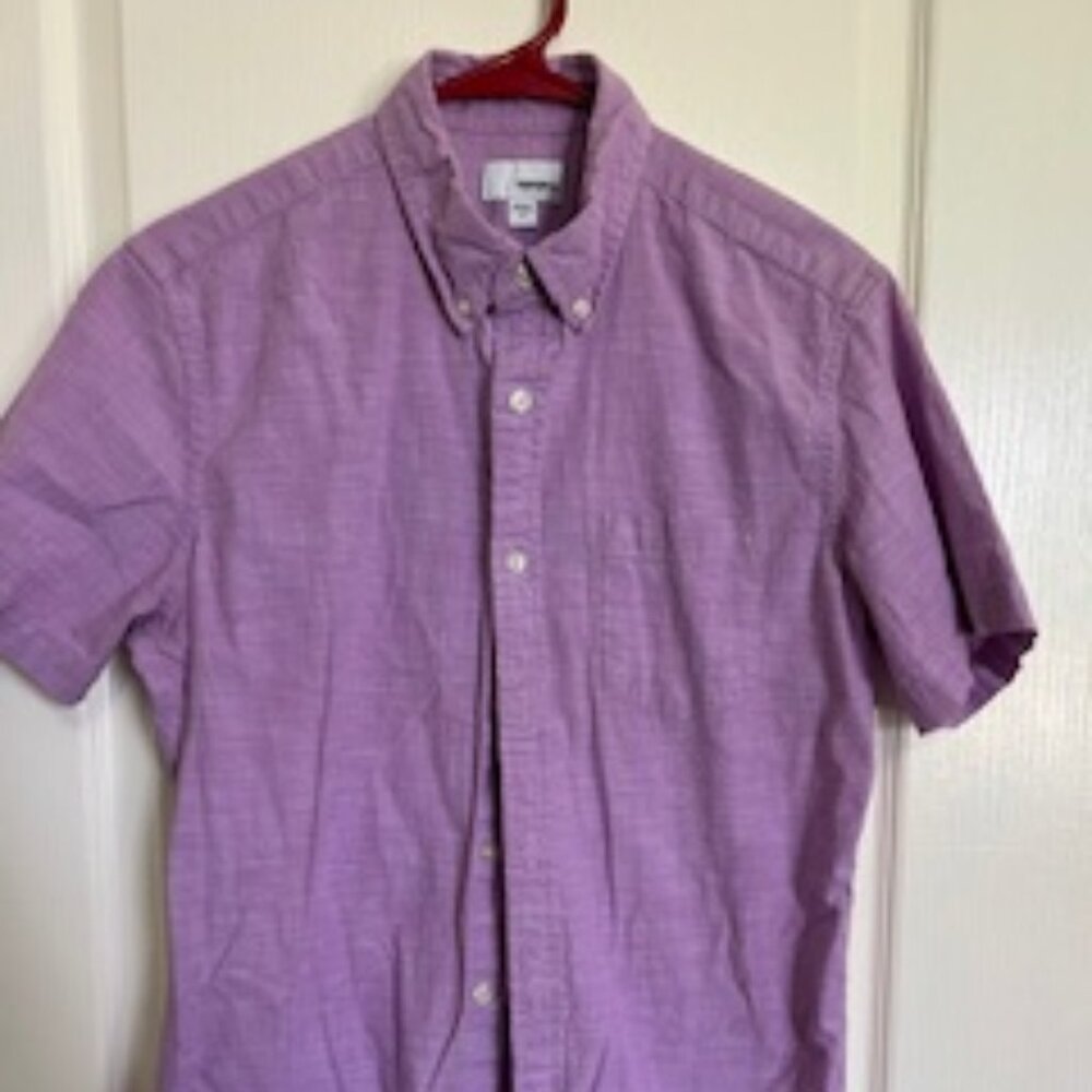 Men's short-sleeve casual button down